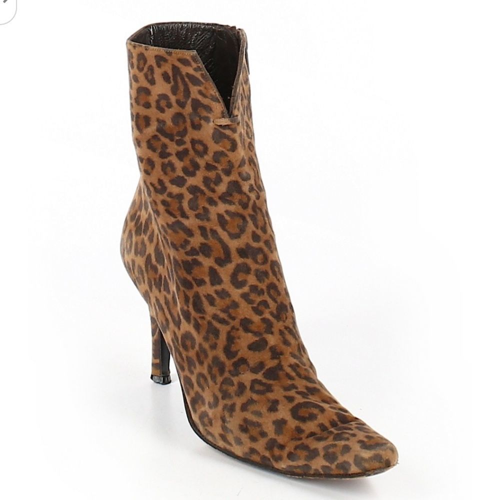 Stuart Weitzman Boots Animal Print 8.5 AAAA